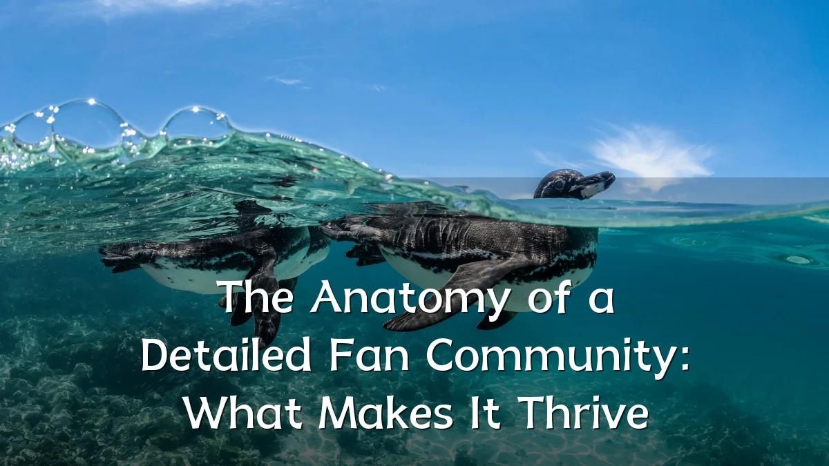 The Anatomy of a Detailed Fan Community: What Makes It Thrive