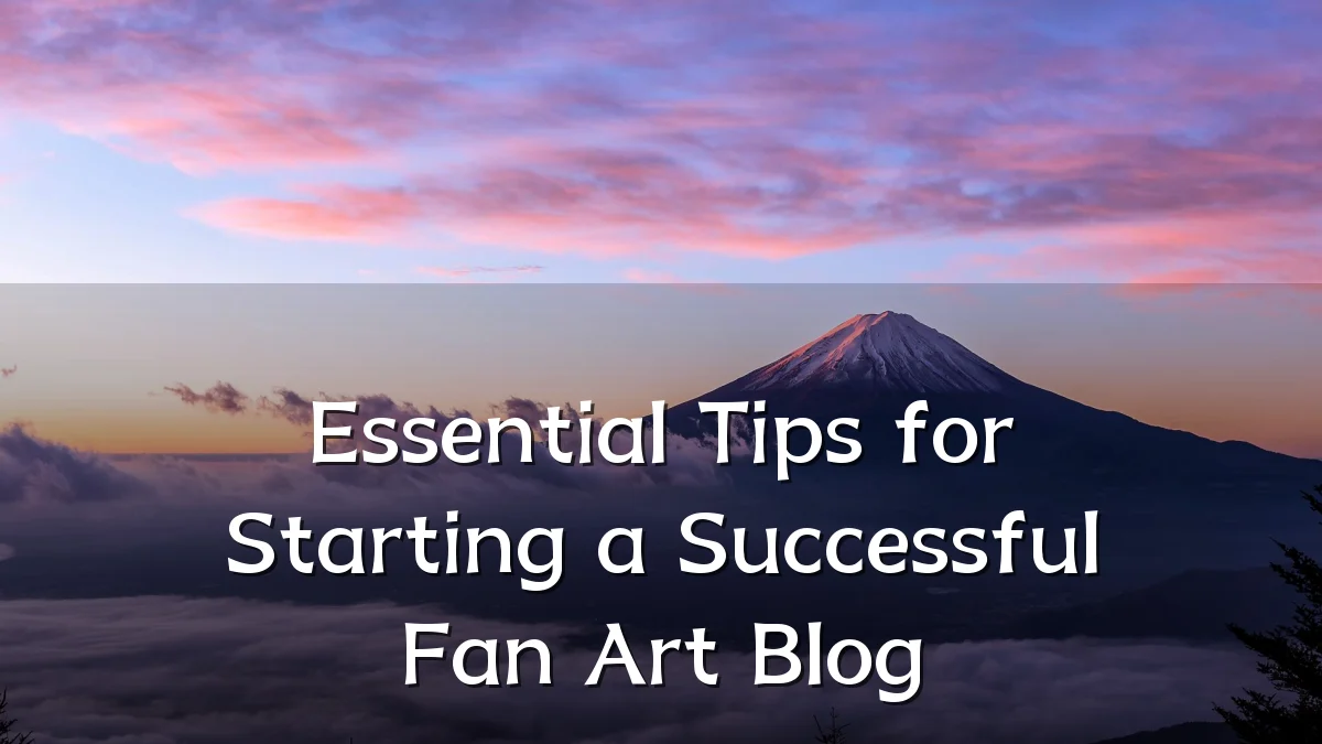 Essential Tips for Starting a Successful Fan Art Blog