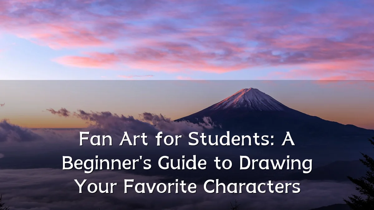 Fan Art for Students: A Beginner's Guide to Drawing Your Favorite Characters