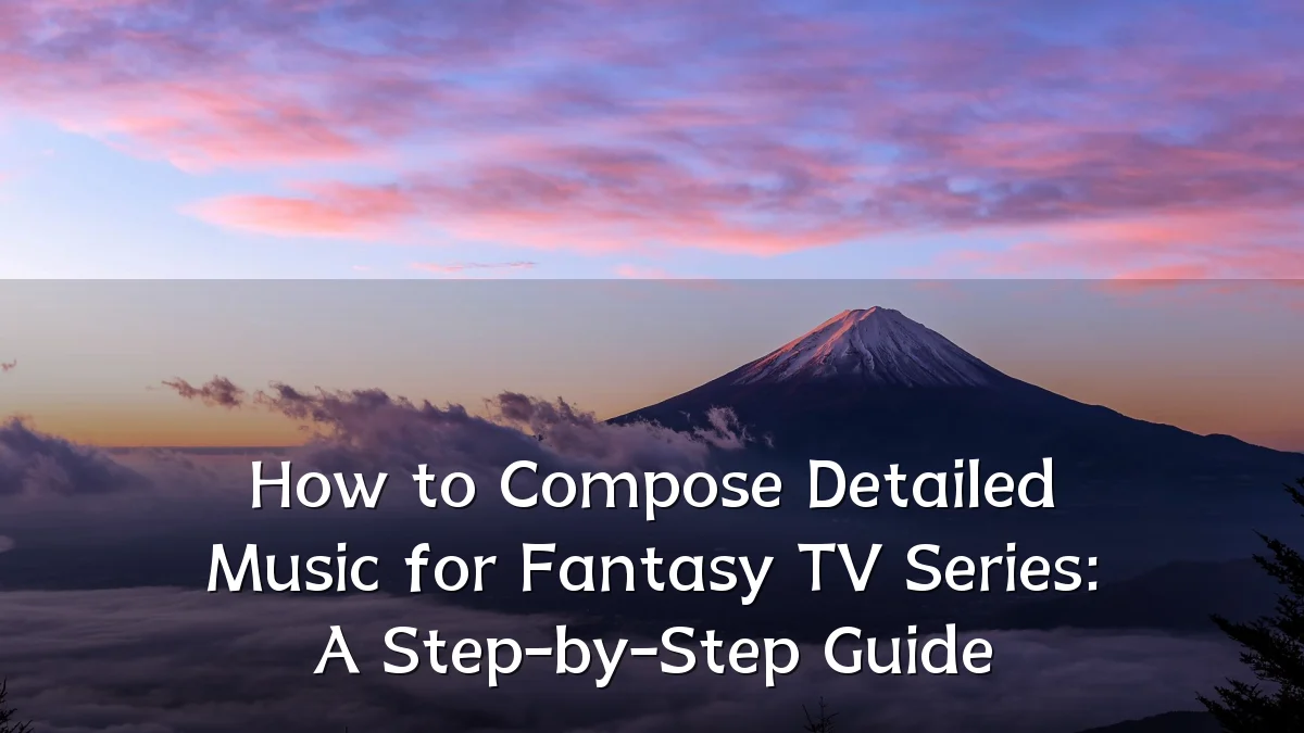 How to Compose Detailed Music for Fantasy TV Series: A Step-by-Step Guide
