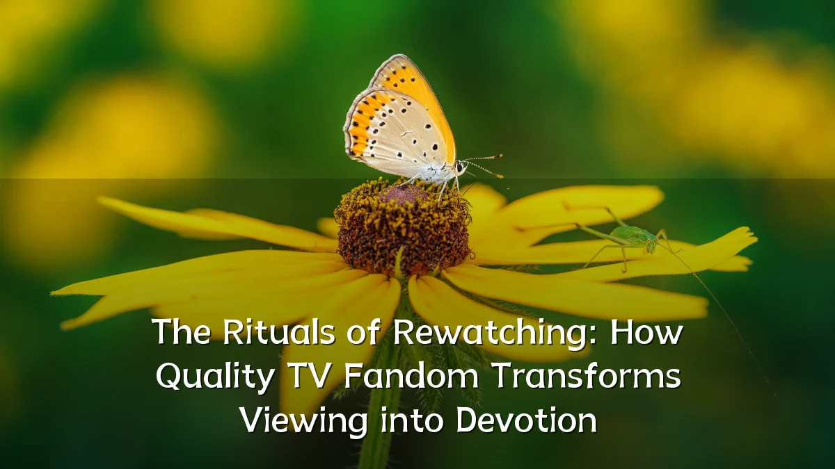 The Rituals of Rewatching: How Quality TV Fandom Transforms Viewing into Devotion