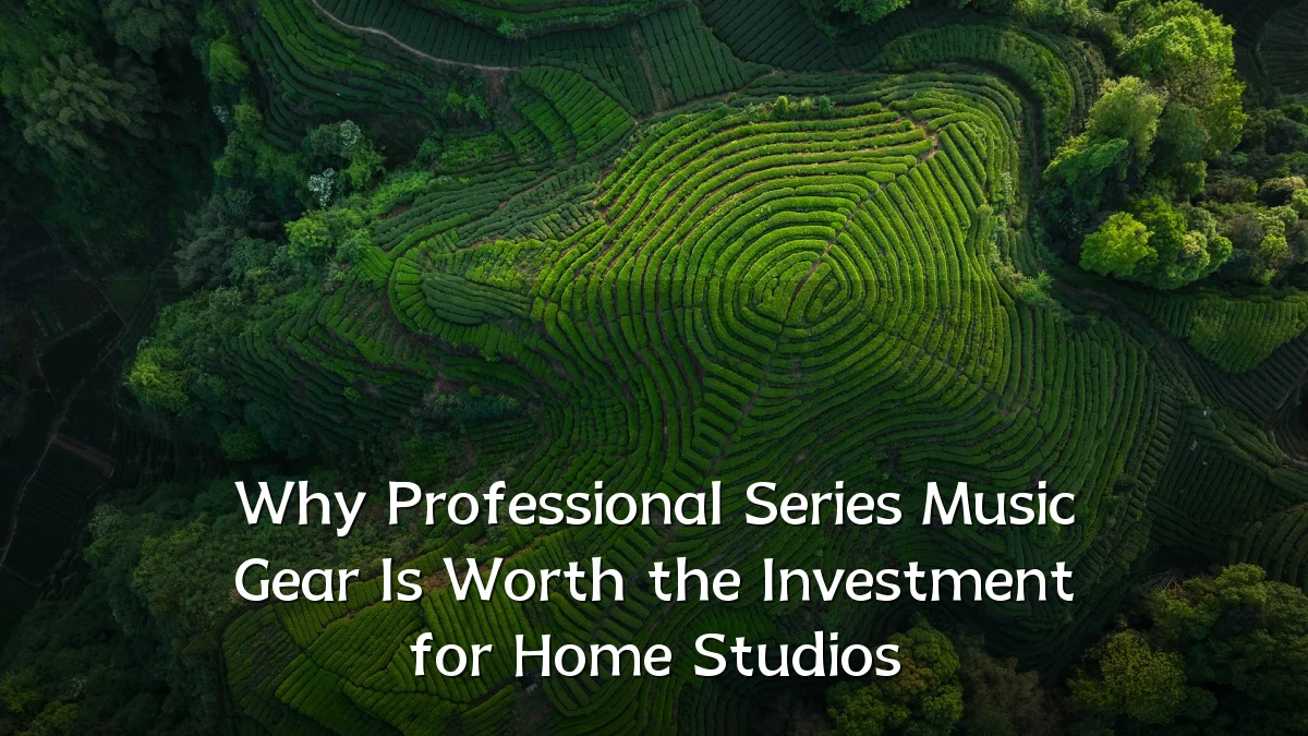 Why Professional Series Music Gear Is Worth the Investment for Home Studios